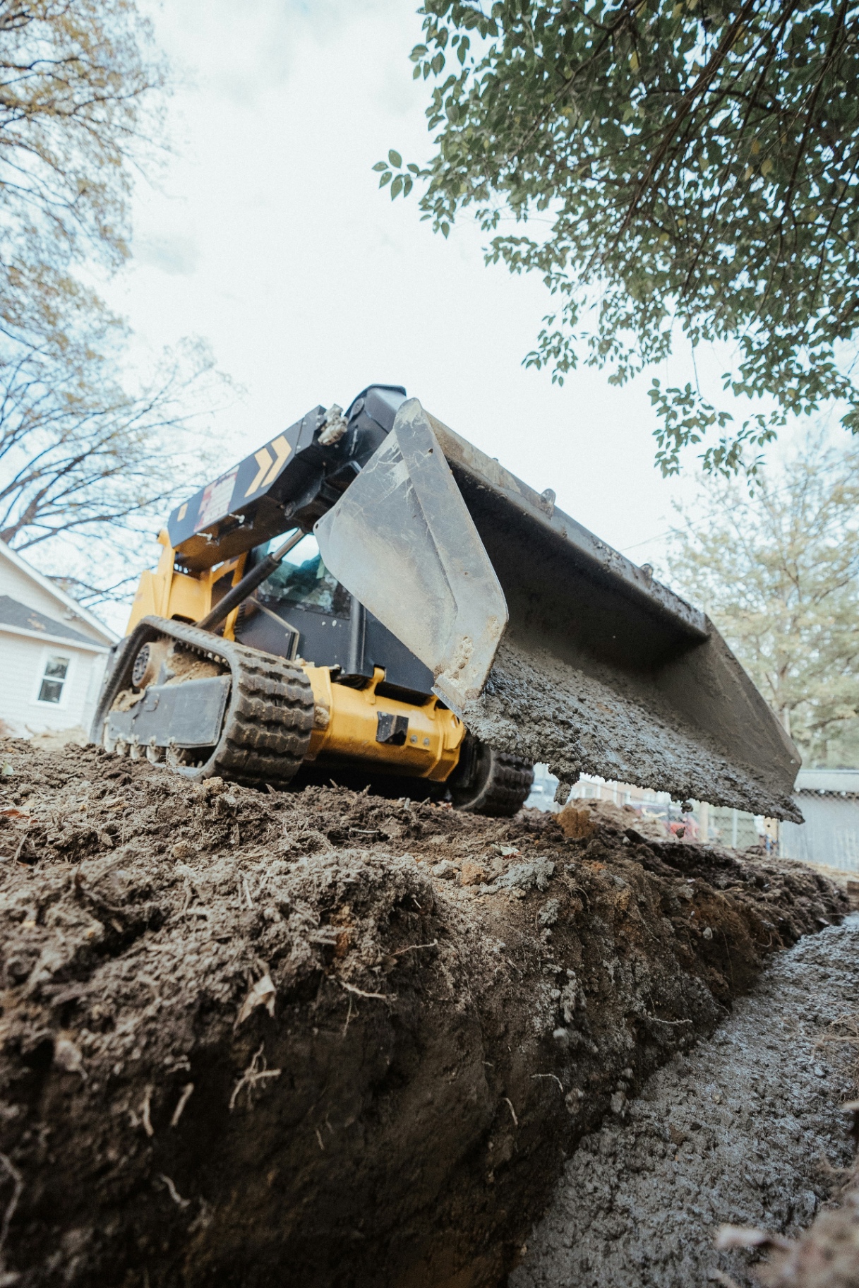 Shop Pad Excavation in Grande Prairie